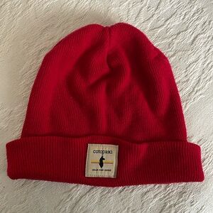 Cotopaxi Red Beanie